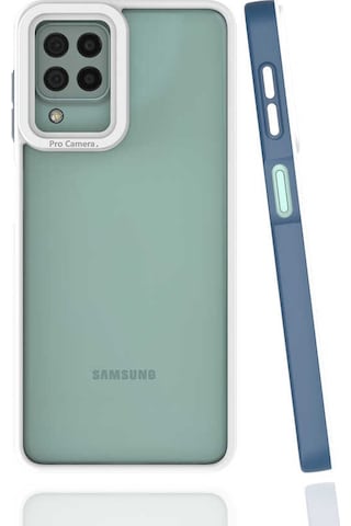 Zore Galaxy Uyumlu M22 Kılıf Msra Mima Kapak - Mürdüm Mürdüm
