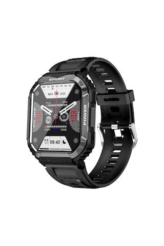 Leezsing V50 Akıllı Saat (İthalatçı Garantili): 1.83" Ips Ekran, Arama, Nabız, Spor Modları İle Sağlık Takibi Ip67 Su Geçirmez