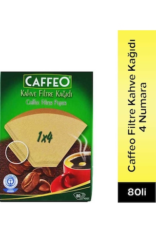 Caffeo 1 x 4 Kahve Filtre Kağıdı 80 Adet