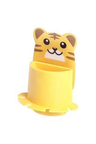 Pazly Tutucu Suntek Sarı Sarı Karikatür Fırçası Duvar Diş Çocuklar Ma Sarı