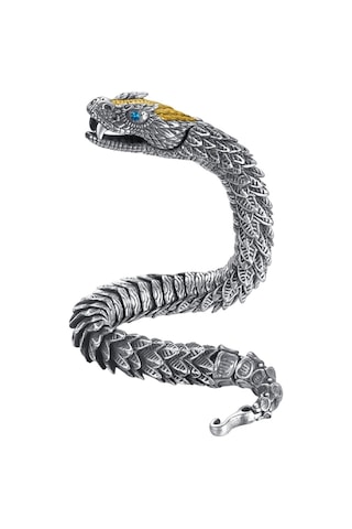 Magideal Suntek Bağlantı Bilezikler Bileklik Bakır Gotik Ejderha 22 CM Çok Renkli