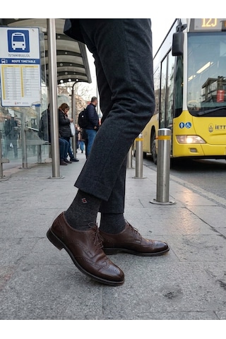 Heren Socks Heren Bambu Desenli 4'lü Premium Erkek Soket Çorabı ,yıkamalı ,dikişsiz Siyah/gri/lacivert/antrasit
