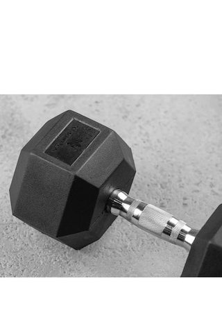 Kıngsbox Hex Kauçuk Dumbbell 10 Kg