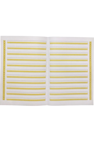 Yeni Müfradat Dik Kılavuz Çizgili Güzel Yazı Defteri Orta Boy 16.5x24 -1 Adet