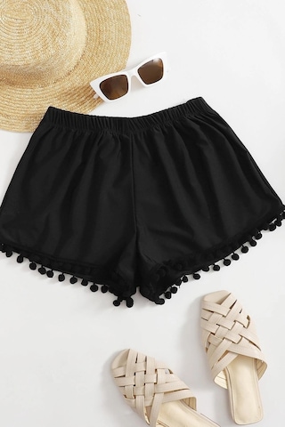 Angelsin Ponponlu Şık Deniz Şortu 001