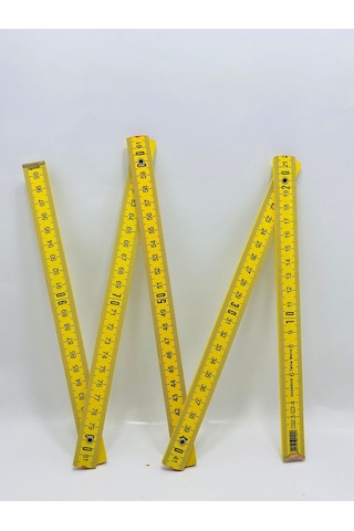 Ağaç/ahşap Kırma Metre 1 Metre - Gizli Perçin Nostalji
