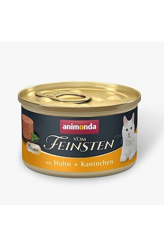 Animonda Vom Feinsten Tavuklu Ve Tavşanlı Yetişkin Kedi Konservesi 85 Gr 128-20076.01 Animonda Vom Feinsten Tavuklu Ve Tavşanlı Yetişkin Kedi Konservesi 85 Gr 128-20076.01