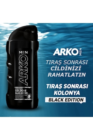 Arko Men Black Edition Tıraş Kolonyası 200 ML