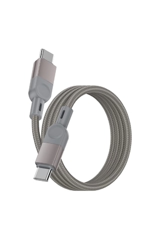 Zore Zr-44 Type-c To Type-c Pd 100w Örgü Tasarımlı Hızlı Şarj Özellikli Data Ve Şarj Kablosu 1m