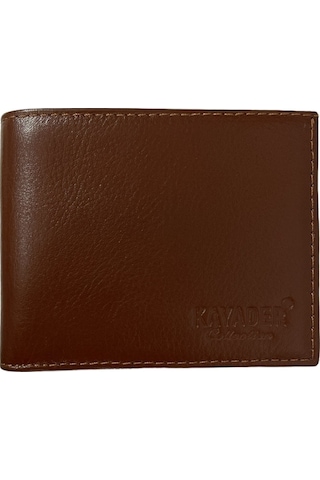 Kayader Taba Rengi Deri Erkek Cüzdanı 016-02 Taba