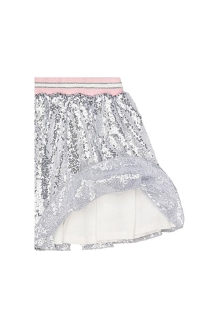 Kız Çocuk Payetli Etek Mnt25k238 Gri