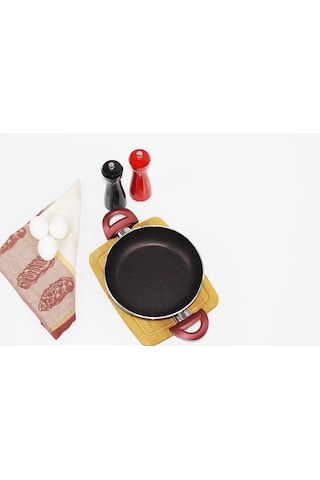 Eminox Çift Kulplu Granit Tava Sahan 22  CM