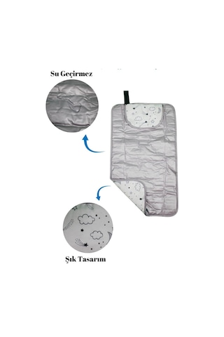 Bebek Alt Açma Matı Alt Değiştirme Minderi Bakım Pedi Örtüsü Bebe