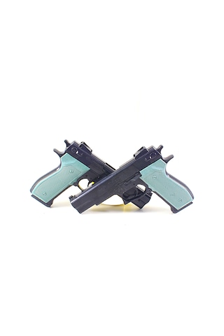 Boncuk Atan Tabanca 2 Adet Colt Twin Eagle 20 Cm