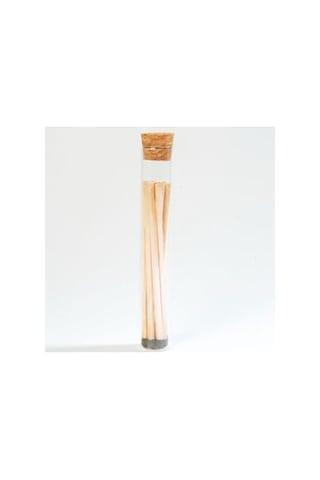 Cam Tüp İçinde Kibritler- 3 Adet 3mmx3mmx100mm/10 Çöp