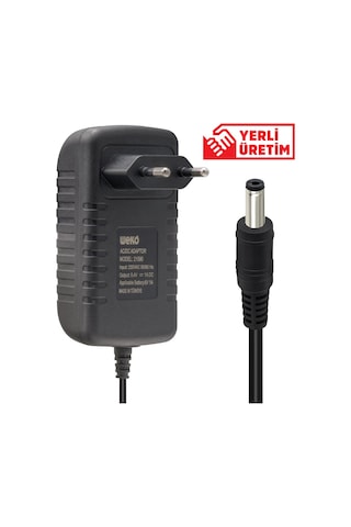 Weko 8.4 Volt 1 Amper 8.4 Watt 5.5x2.5 Uçlu Lityum Pil Şarj Edebilen Ledli Şarj Adaptörü Aleti 6v-1a İçin Kullanılır