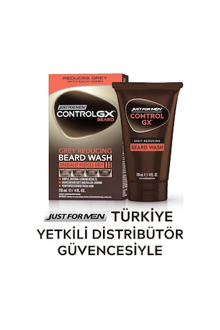 Just For Men Control Gx Gri Azaltıcı Sakal Ve Bıyık Yıkama Şampuanı 118 ML