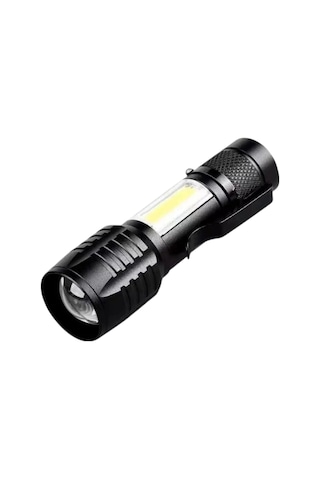 Wison Ws-5454 Taktik El Feneri Usb Şarj Edilebilir Kamp Feneri Cob Zumlanabilir Mini Taşınabilir El Feneri Çok Renkli