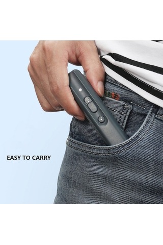 Maoyaya Hallow Ultrasonik Köpek Kovucu Usb Şarjlı Köpek Sürücü, Gri Ra