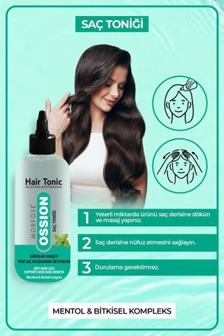 Morfose Ossion Saç Dökülmesi Karşıtı Ferahlatıcı Bitkisel Saç Toniği 300 ML