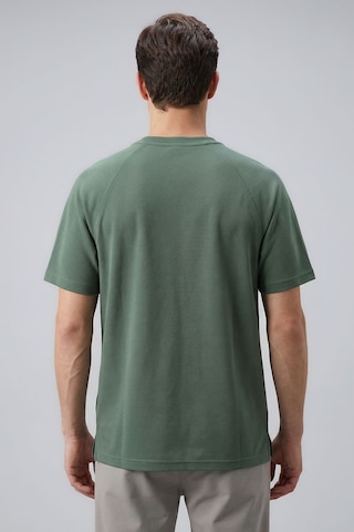 Açık Yeşil Rahat Form Esnek Nefes Alabilir Erkek T-shirt - 88495 Camel