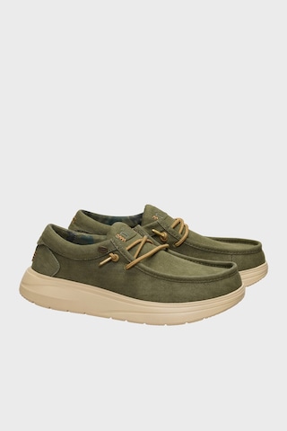 Hey Dude Wally Comf Worn Twill Makosen Ayakkabı Erkek Ayakkabı 45113-3bn Haki
