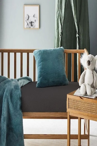3 Adet 50 X 90 X 10 Cm Anne Yanı Lastikli Penye Kumaş Bebek Çarşafı