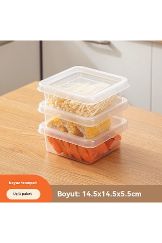 Buzdolabına Özel Taze Tutma Saklama Kutusu, Mühürlü Kutu