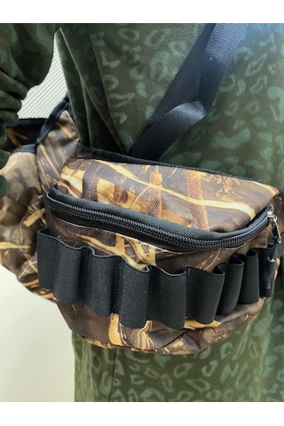 Tag Hunthink Çantalı Yelek/ Avcı Çantası Saz Kamuflaj