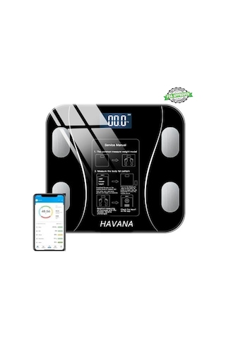 Reidan Elektronik Tartı Akıllı Bluetooth Usb Pilli Yağ Ölçer