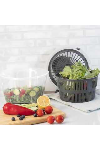 Porsima G-25 Gondol Vega Pratik Salata Kurutucu Süzgeç Gri