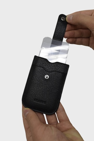 Grande Grande809 Siyah Unisex Deri Kartlık Siyah