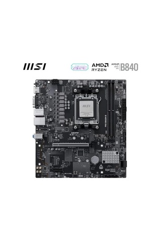 Msı Pro B840m-b Am5 Ddr5 8000mhz Oc Hdmı,vga,2x M.2 Usb 5 Gbs 2.5g Lan Matx