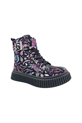 Aquarium Kız Yeni Genç Bot Siyah-fuşya Siyah