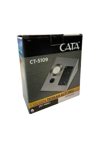 CATA CT-5109 2 WATT ÇİFT PRİZLİ SATEN KASA TEZGAH AYDINLATMA BEYA