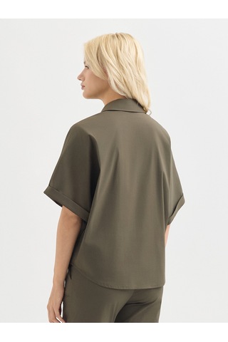 Karaca Kadın Regular Fıt Gömlek-haki 12.25w.04.100 Haki