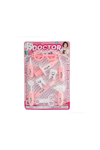 Ern-896 Heroes Toys Kartelalı Kız Dişçi Seti Standart
