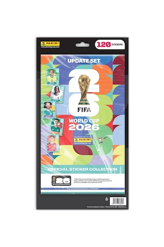 Panini Fıfa World Cup 2026 Update Set 120 Sticker Resmi Dünya Kupası Güncelleme Koleksiyonu