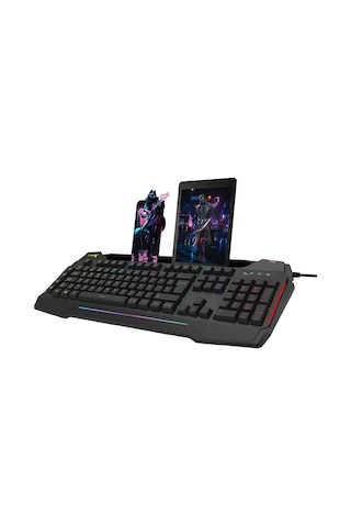 Turbox Giantpeak Mekanik Hisli RGB Işık Makrolu Sese Duyarlı Standart Q Gaming Oyuncu Klavye