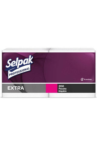 Professional Extra Peçete 30x30 Cm 15 Paket X 200 Yaprak 7900072 Beyaz