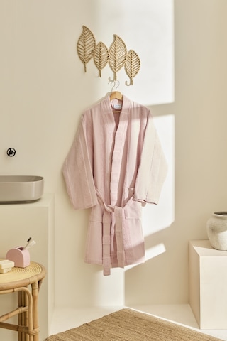 Kaşmir Home Zoe Muslin Bornoz Rose S-m Pembe