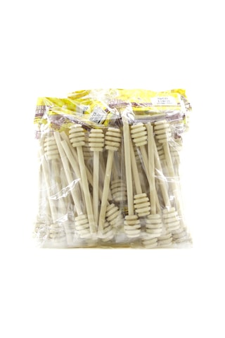 Ahşap Bambu Bal Kaşığı Sarı