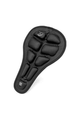 Novahub 3d Hava Bisiklet Koltuğu Yastığı Nefes Alabilir Şişirilebilir Bisiklet Yastık Kapağı Su Geçirmez Bisiklet Sele Kapağı Dar Koltuklar İçin Siyah, Küçük Koltuklar İçin Siyah