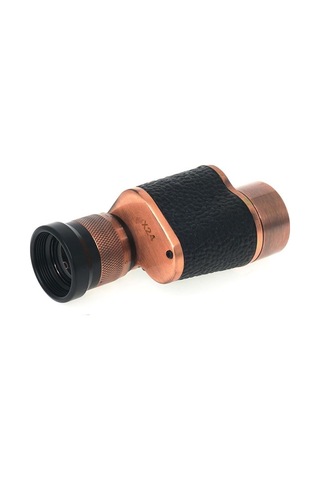 6x24 Baıgısh, Askeri Tarzi Pirinç Ve Deri Kaplamalı, Deri çantalı Monocular Dürbün Prinç Çok Renkli