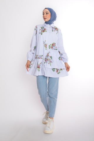 Fatma Sezen Festival Tunik Çok Renkli