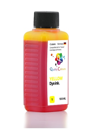 Qc Canon Pixma Ts7650i Uyumlu - 100ml Y Yellow Sarı