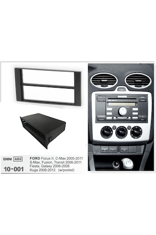 Ford Fiesta - C-Max Transit Oto Teyp Çerçevesi 2005 2006