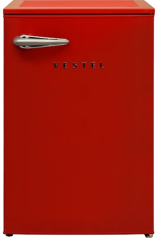 Vestel RETRO SB14311 121 L Statik Buzdolabı Kırmızı