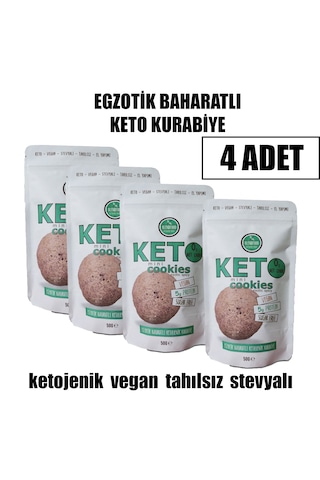 Blendfood Egzotik Baharatlı Ketojenik Kurabiye 4 x 50 G