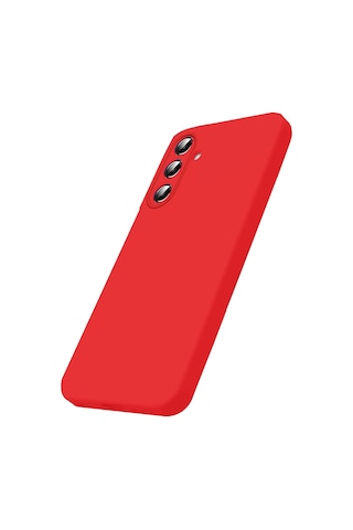 Uray Store Samsung Galaxy Uyumlu S26 Plus First Silikon - Kırmızı